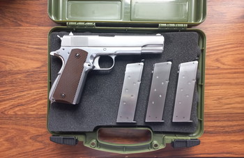 Imagen 2 de M1911 V3 Full Metal Silver | GBB | WE