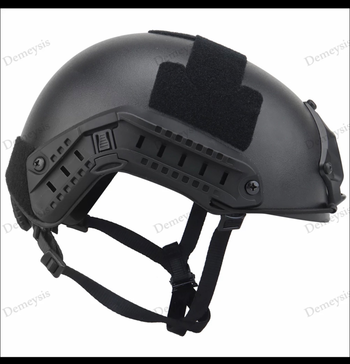 Afbeelding 3 van Fast Helmet Zwart (replica) - incl. cover