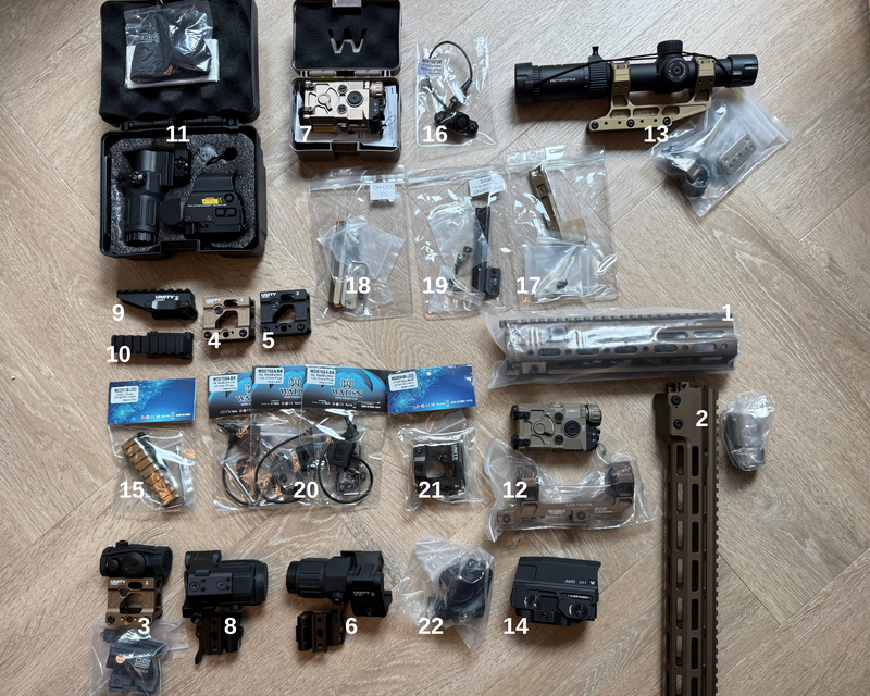 Image 1 for TE KOOP AANGEBODEN AIRSOFT PARTS EN OPTICS