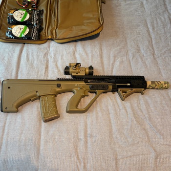 Image 3 for ASG Steyr AUG A2 | Scope | 3x Mags | 2x LiPo & Charger | BB's, bag, sling, horizontal grip