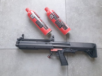 Image 4 for SPLINTERNIEUW KSG Gas Shotgun  Tokyo Marui met 2 bussen Red gas