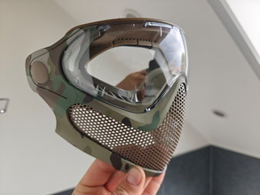 Imagen para Aviator eye and mouth protector (with helmet addon clips)