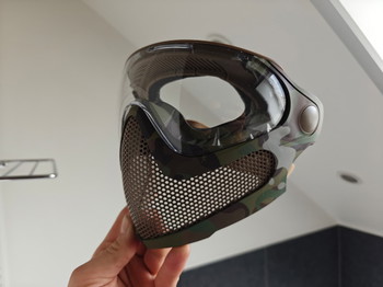 Bild 2 für Aviator eye and mouth protector (with helmet addon clips)