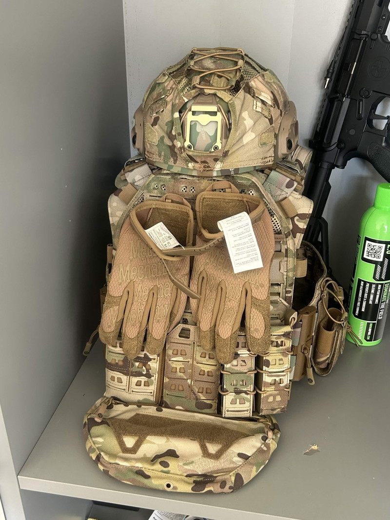 Image 1 for ASPC 1.2  Airsoft Plate Carrier Novritsch Multicam inkl. Novritsch Premium Helmet