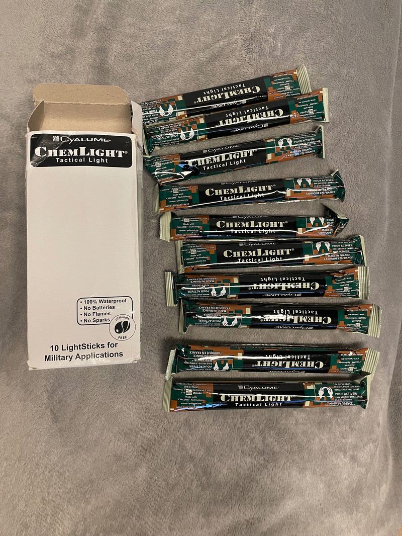 Afbeelding 1 van 10x Cyalume Chemlight IR 3HR