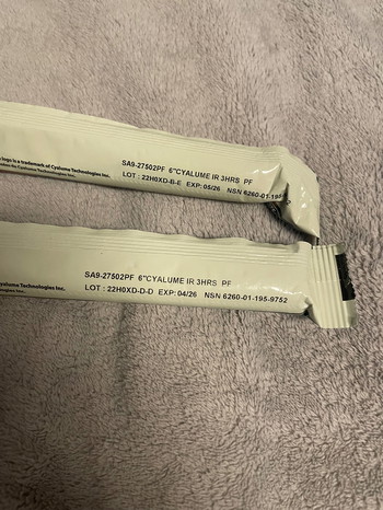 Afbeelding 3 van 10x Cyalume Chemlight IR 3HR