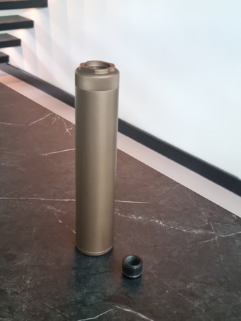 Afbeelding 2 van FMA 185x38 silencer met adapter | CW/CWW | Dark Earth