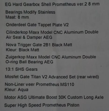 Image 3 pour Cm16 Predator Met extreem veel upgrades