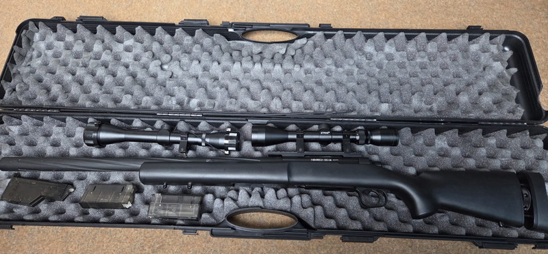 Bild 1 für Novritsch SSG-24 incl 2 Scopes, originele koffer en 2 mags
