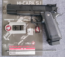 Imagen para TOKYO MARUI HI-CAPA 5.1 GOVERNMENT MODEL GBB PISTOOL + HOLSTER