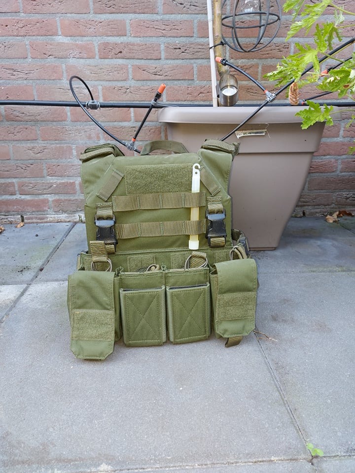 Image 1 for warrior assualt systems recon plate carrier OD green