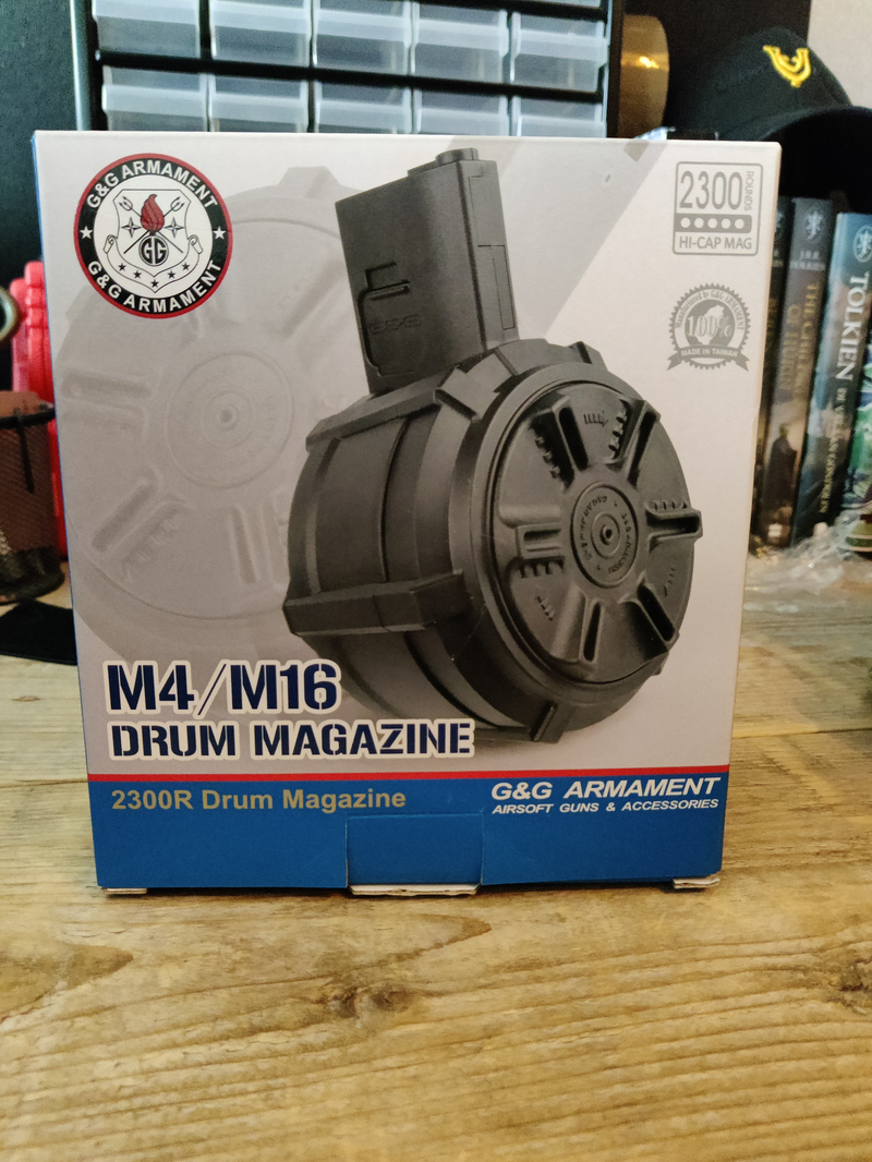 Afbeelding 1 van G&G Drum magazijn M4/M16