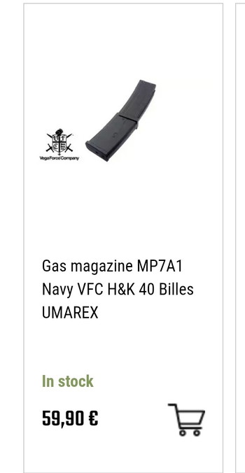 Bild 2 für Looking for MP7 VFC mags