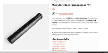 Image 4 for Modular Suppressor Silencer (CCW 14 and 16)