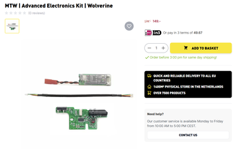 Bild 3 für Advanced Electronics Kit (Premium FCU) for Wolverine MTW