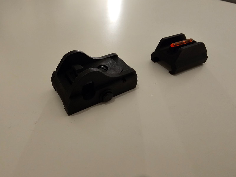 Bild 1 für Iron sights met fibre optic ASG (Scorpion Evo)