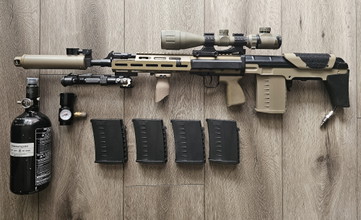 Bild für Begadi SVU (HPA) + Monolith Hopup // 5 mags // tank& Regulator,, HPA F-Marked