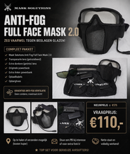 Image for Mask Solution mask 2.0 incl 2 powebanks en verlegde kabel