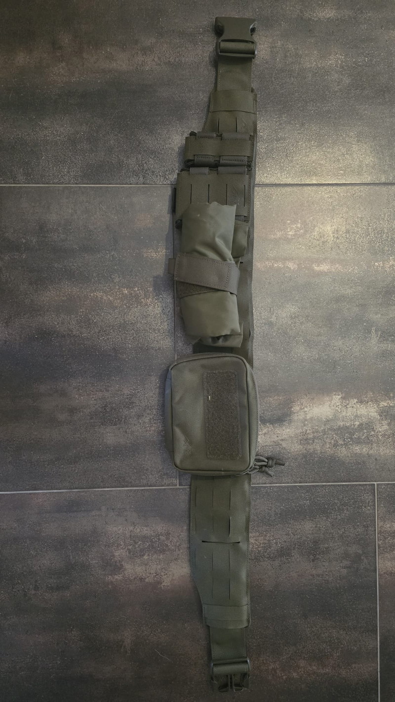 Bild 1 für Tasmanian Tiger Warrior Belt LC + Pouches Olive