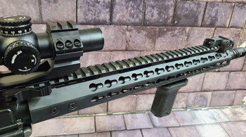 Image 4 for AR15  M4 GBB MK18 Gun in TTi Style John Wick JW2 Gun Full Metall mit LPVO Optic