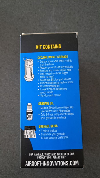 Afbeelding 4 van Airsoft innovation cyclone impact grenade