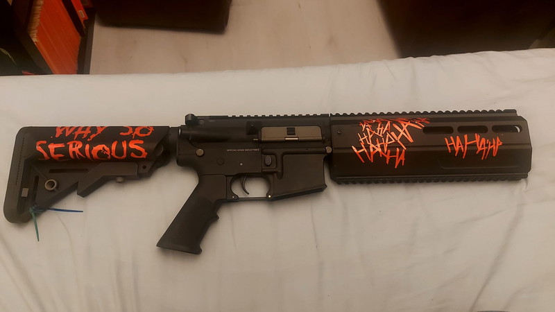 Image 1 pour Specna arms m4 met custon 3d print handguard.