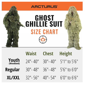 Image 6 for Arcturus Ghost Ghillie Suit - Woodland + extra Arcturus Ghillie Rifle Wrap