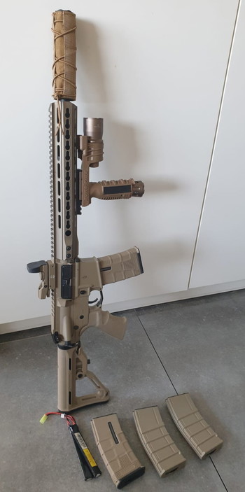 Image 9 for ISC CXP full metal bronse met surefire light en theta red dot