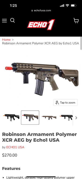 Image 2 for M4 ST6 and XCR AEG