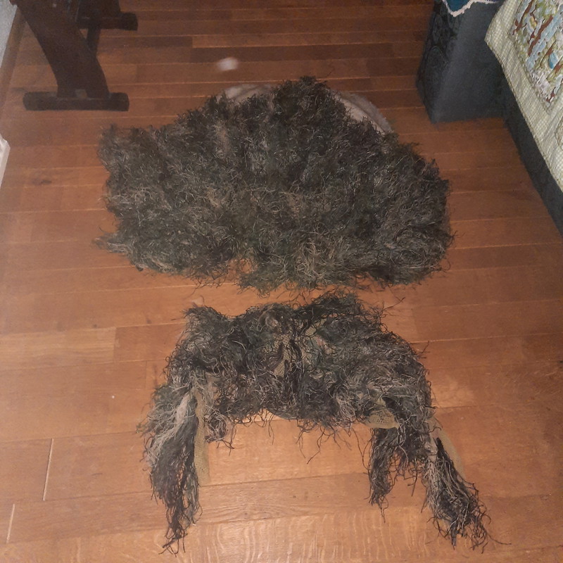 Image 1 for Homemade ghilly jacket + head