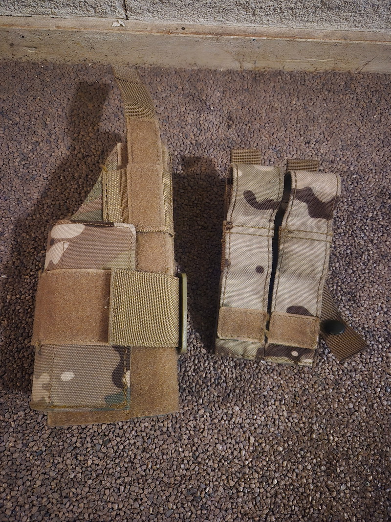Afbeelding 1 van Mooie puch combo universeel pistol holster + universeel pistol mag pouch mc