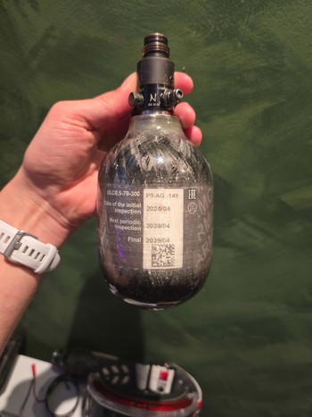Afbeelding 2 van Armotech 0.5l Carbon HPA bottle