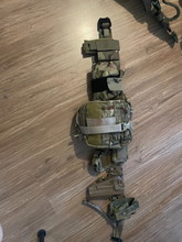 Image for Ferro style Shooter belt multicam met Zulu nylon pouches