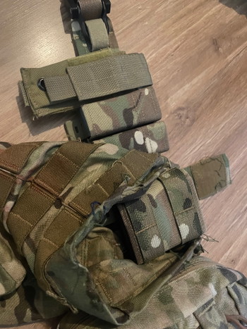 Image 2 pour Ferro style Shooter belt multicam met Zulu nylon pouches