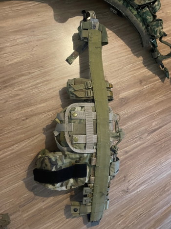 Image 4 pour Ferro style Shooter belt multicam met Zulu nylon pouches