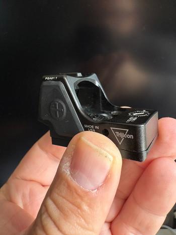Imagen 2 de Replica Trijicon RMR-HD Green Dot (Green Circle) Glock plate
