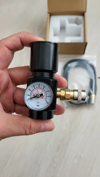 Imagen 6 de nieuwe HPA regulator + slang. Alles ongebruikt uit de verpakking