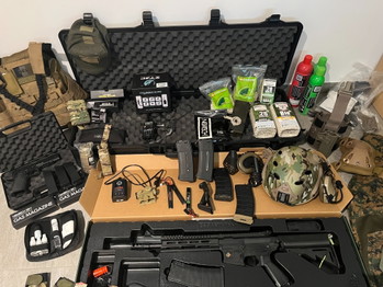 Image 2 for Complete Airsoft Kit - Met AEG M4 + SSP-1 handgun