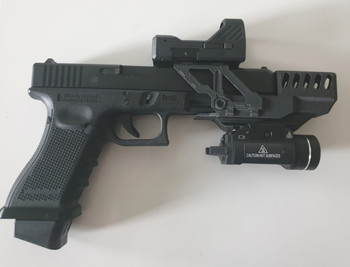 Image 4 for glock 34 deluxe editiom met red dot en silencer