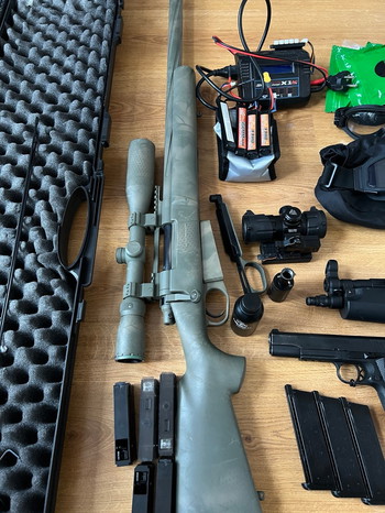 Image 4 for Complete airsoft - SSG24, MP5, M1911