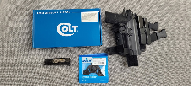 Image 1 for 1911 side arm + Amomax