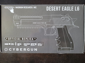 Afbeelding 2 van Desert Eagle L6 Silver Cybergun