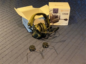Afbeelding 2 van Earmor M32 MOD1 Tactical Hearing Protection Ear-Muff ( Olive Drap )