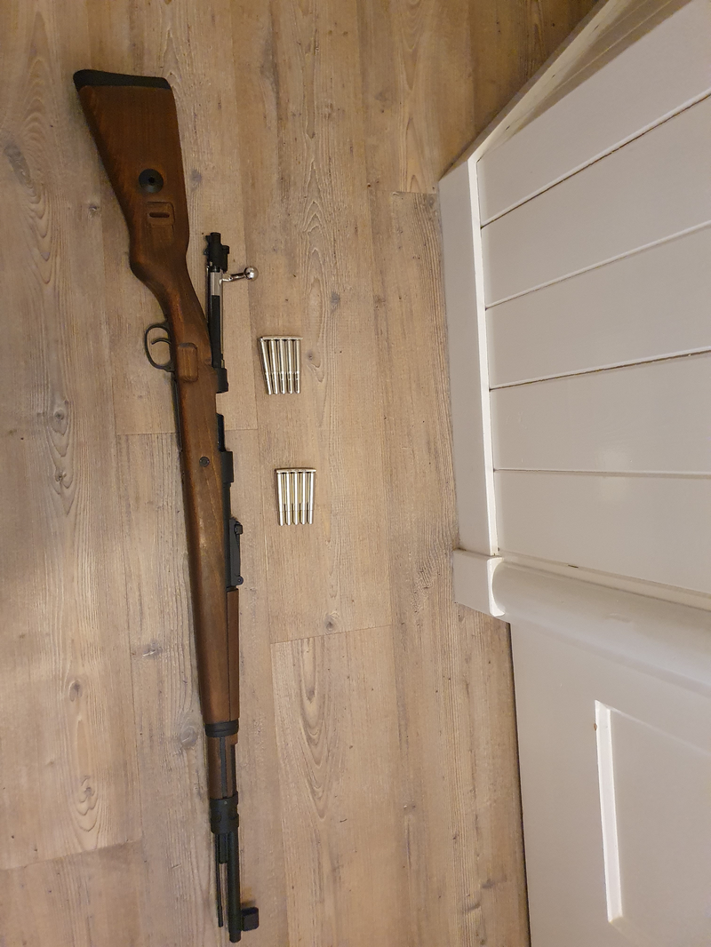 Imagen 1 de double bell real wood kar98k