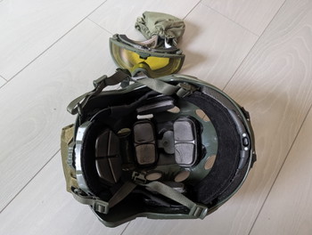 Image 5 for Nieuwe helm met anti fog systeem en bril