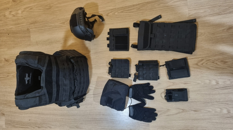 Afbeelding 1 van MOD CARRIER COMBO BLACK | PLATE CARRIER | INVADER GEAR