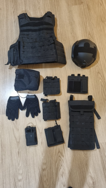 Afbeelding 3 van MOD CARRIER COMBO BLACK | PLATE CARRIER | INVADER GEAR