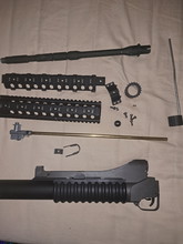 Imagen para M203 militairy style, handgaurd, inner en outer barrel, enz....