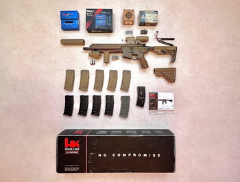 Afbeelding 3 van Starter set:  HK416A5 ( AEG) & Glock 17 (GBB)