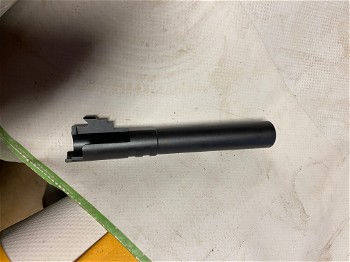 Image 2 for Airsoft Masterpiece Threaded Aluminum Outer Barrel For Hi-CAPA 5.1 Black